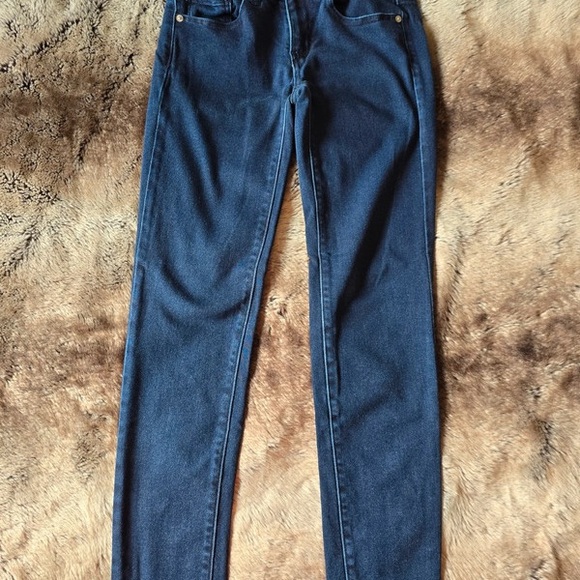 American Eagle Outfitters Dark Blue Straight Leg Jeans - Picture 1 of 4